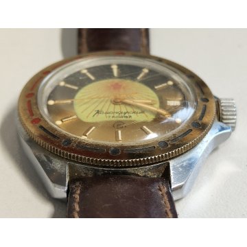 OROLOGIO MILITARE Vostok Komandirskie RISING SUN Boctok ANNI 80 Soviet CCCP