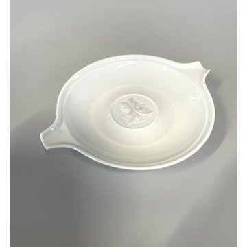 PORTACENERE Ashtray PORCELLANA BISQUIT BIANCA KPM Berlin Porzelan ARKADIA EPOCA