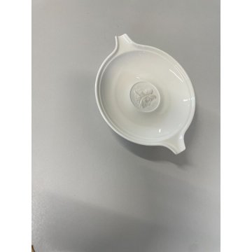 PORTACENERE Ashtray PORCELLANA BISQUIT BIANCA KPM Berlin Porzelan ARKADIA EPOCA