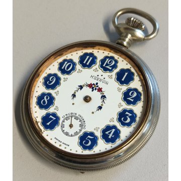 ANTICO OROLOGIO TASCA H. Gervin EPOCA 900 OLD POCKET WATCH Montre de Poche BOX