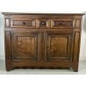 ANTICA CREDENZA PIEMONTESE LEGNO NOCE PIOPPO PATINA ORIGINALE MADIA EPOCA 1700