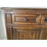 ANTICA CREDENZA PIEMONTESE LEGNO NOCE PIOPPO PATINA ORIGINALE MADIA EPOCA 1700
