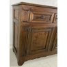 ANTICA CREDENZA PIEMONTESE LEGNO NOCE PIOPPO PATINA ORIGINALE MADIA EPOCA 1700