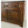 ANTICA CREDENZA PIEMONTESE LEGNO NOCE PIOPPO PATINA ORIGINALE MADIA EPOCA 1700