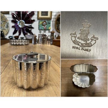 SET Caffè Tè 5 Pz Royal Sheffield ROYAL FAMILY SILVERPLATED STILE VITTORIANO 900