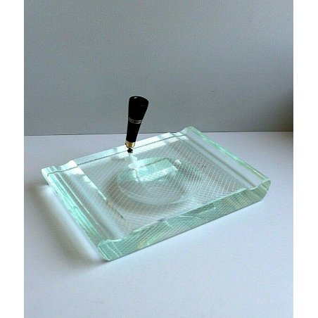 ANTICO CALAMAIO PORTA PENNE in CRISTALLO FONTANA ARTE DESIGN PIETRO CHIESA '50