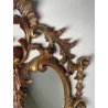 ANTICA SPECCHIERA LEGNO SCOLPITO DORATO STILE BAROCCO SPECCIO DECORO ANNI 60