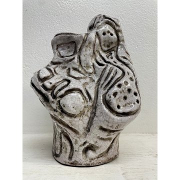 SCULTURA CERAMICA Pozzi Pippo "Donna che affronta il suo sogno" ASTRATTO ANNI 50