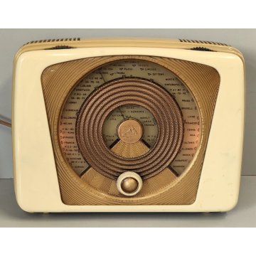 ANTICA RADIO La Voce del Padrone NIPPER 524 epoca 1950 Made in Italy COLLEZIONE