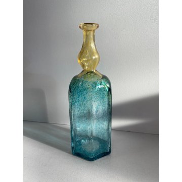 VASO BOTTIGLIA VETRO BLU KOSTA BODA BERTIL VALLIEN FIMATO VINTAGE vase bottle