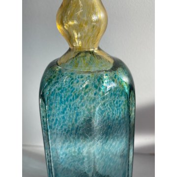 VASO BOTTIGLIA VETRO BLU KOSTA BODA BERTIL VALLIEN FIMATO VINTAGE vase bottle