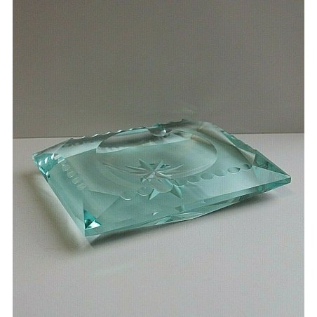 SVUOTA TASCHE POSACENERE CRISTALLO MOLATO Pietro Chiesa DESIGN FONTANARTE 1950 