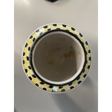 VASO CERAMICA FAENZA CA PIROTA CARLO ZAULI ANNI '50 VINTAGE DESIGN 1950s