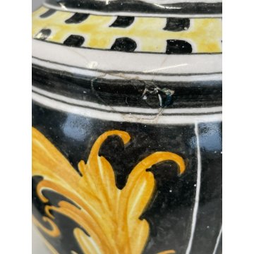 VASO CERAMICA FAENZA CA PIROTA CARLO ZAULI ANNI '50 VINTAGE DESIGN 1950s