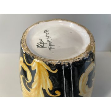 VASO CERAMICA FAENZA CA PIROTA CARLO ZAULI ANNI '50 VINTAGE DESIGN 1950s