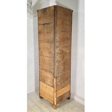 ANTICA ANGOLIERA LUIGI XV CREDENZA LEGNO 1800 MOBILE DISPENSA CUCINA ANGOLO