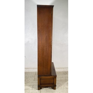 ANTICA CREDENZA VETRINA PRIMI 900 ROVERE DISPENSA LIBRERIA CRISTALLERIA VINTAGE