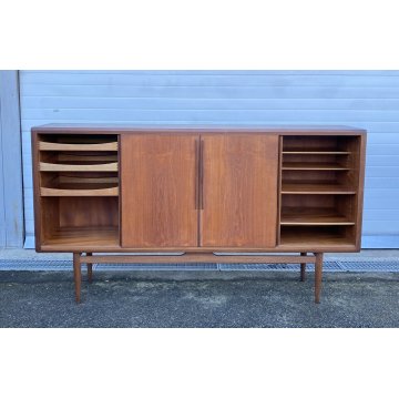 CREDENZA TEAK DESIGN MOBILE ANNI 60/70 DANESE SIDEBOARD VINTAGE DISPENSA SALA