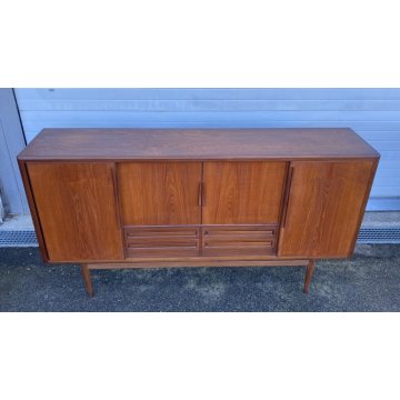 CREDENZA TEAK DESIGN MOBILE ANNI 60/70 DANESE SIDEBOARD VINTAGE DISPENSA SALA