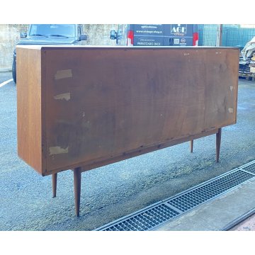 CREDENZA TEAK DESIGN MOBILE ANNI 60/70 DANESE SIDEBOARD VINTAGE DISPENSA SALA