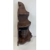 PORTA PIPE LEGNO 7pz + PORTA TABACCO ANGOLIERA ALZATA ETAGERE ANNI 70 ESPOSITORE