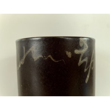 VASO CILINDRICO "GRES LINE" CERAMICHE POZZI Franco GALLARATE ANNI '70