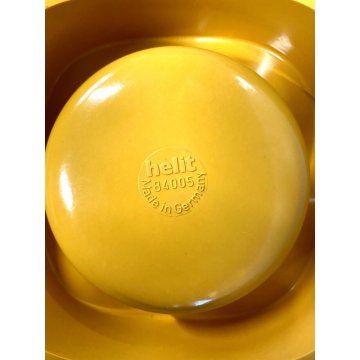 POSACENERE DESIGN Walter Zeischegg HELITE Sinus NERO GIALLO Ulme Wave '70s