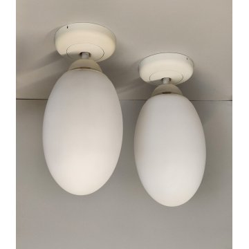 FLOS Brera COPPIA LAMPADA SOFFITTO vintage DESIGN Achille Castiglioni PLAFONIERA