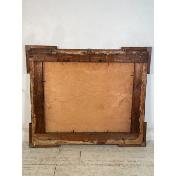 ANTICO QUADRO dipinto olio tavola NATURA MORTA Mario Simoni VASO FIORI 900 old