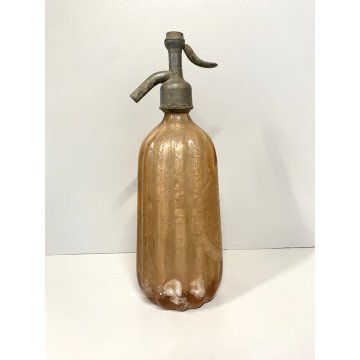 BOTTIGLIA SIFONE VETRO Advertising SELTZ BOTTLE Nicolini&Venesia BIELLA ART DECO