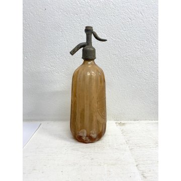 BOTTIGLIA SIFONE VETRO Advertising SELTZ BOTTLE Nicolini&Venesia BIELLA ART DECO