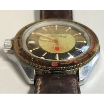 OROLOGIO MILITARE Vostok Komandirskie RISING SUN Boctok ANNI 80 Soviet CCCP