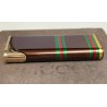 ACCENDINO TASCA Gucci Linea Sherry Marrone e Oro SCATOLA VINTAGE LIGHTER Briquet