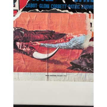 QUADRO Mimmo Rotella LITOGRAFIA STAMPA John Wayne NUMERATA EDIZIONE LIM. FIRMATA