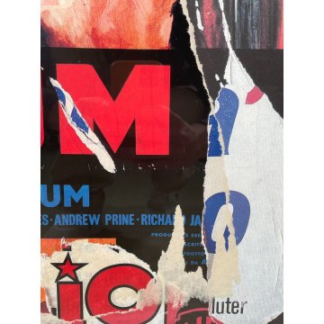 QUADRO Mimmo Rotella LITOGRAFIA STAMPA John Wayne NUMERATA EDIZIONE LIM. FIRMATA