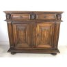 ANTICA CREDENZA LOMBARDA 1600 MOBILE 2 ANTE LEGNO NOCE ITALIANA LEGNO BAROCCO 