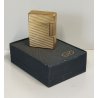St Dupont ACCENDINO TASCA DORATO Briquet Plaque Or GOLDEN LIGHTER Paris France