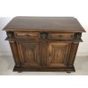 ANTICA CREDENZA LOMBARDA 1600 MOBILE 2 ANTE LEGNO NOCE ITALIANA LEGNO BAROCCO 