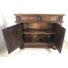 ANTICA CREDENZA LOMBARDA 1600 MOBILE 2 ANTE LEGNO NOCE ITALIANA LEGNO BAROCCO 