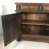 ANTICA CREDENZA LOMBARDA 1600 MOBILE 2 ANTE LEGNO NOCE ITALIANA LEGNO BAROCCO 