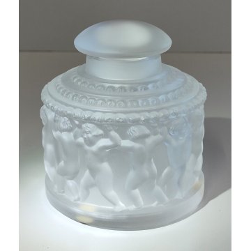 Lalique BOTTIGLIA PROFUMO CRISTALLO Les Enfants FIRMATA vaso BOTTLE France PUTTI