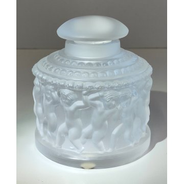 Lalique BOTTIGLIA PROFUMO CRISTALLO Les Enfants FIRMATA vaso BOTTLE France PUTTI