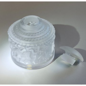 Lalique BOTTIGLIA PROFUMO CRISTALLO Les Enfants FIRMATA vaso BOTTLE France PUTTI