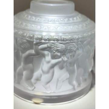 Lalique BOTTIGLIA PROFUMO CRISTALLO Les Enfants FIRMATA vaso BOTTLE France PUTTI