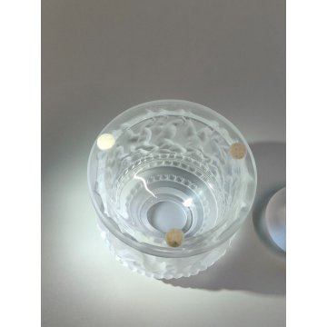 Lalique BOTTIGLIA PROFUMO CRISTALLO Les Enfants FIRMATA vaso BOTTLE France PUTTI