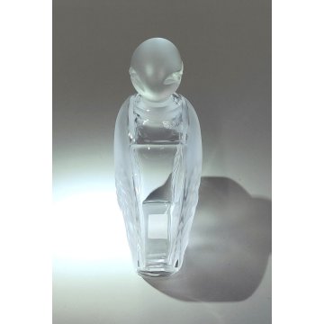 Lalique BOTTIGLIA PROFUMO CRISTALLO Singapore Fleur FIRMATA vaso BOTTLE France