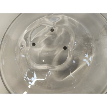 Orrefors CENTROTAVOLA PIATTO CRISTALLO firmato MOLATO ciotola GLASS BOWL vetro