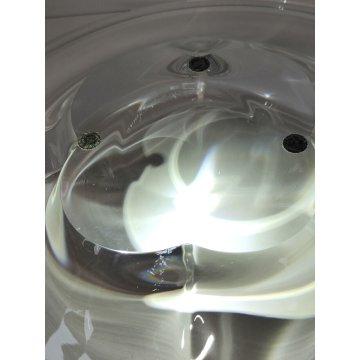 Orrefors CENTROTAVOLA PIATTO CRISTALLO firmato MOLATO ciotola GLASS BOWL vetro