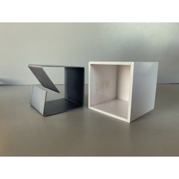 POSACENERE PORTAOGGETTI CUBO BIANCO 6x6x6 cm DESIGN Bruno Munari PER DANESE 1957