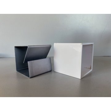 POSACENERE PORTAOGGETTI CUBO BIANCO 6x6x6 cm DESIGN Bruno Munari PER DANESE 1957